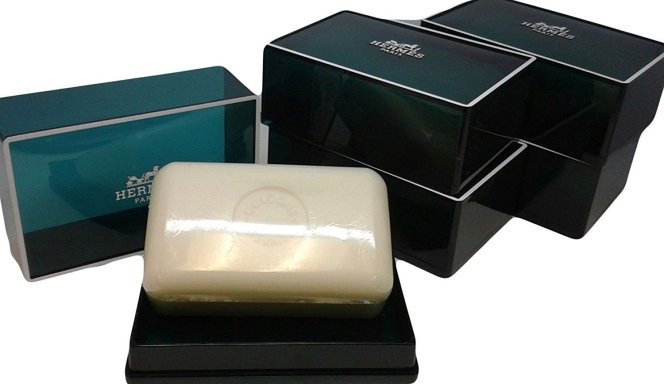 5 Jumbo 150g Hermes d'Orange Verte Savons Parfumes Perfumed Soaps