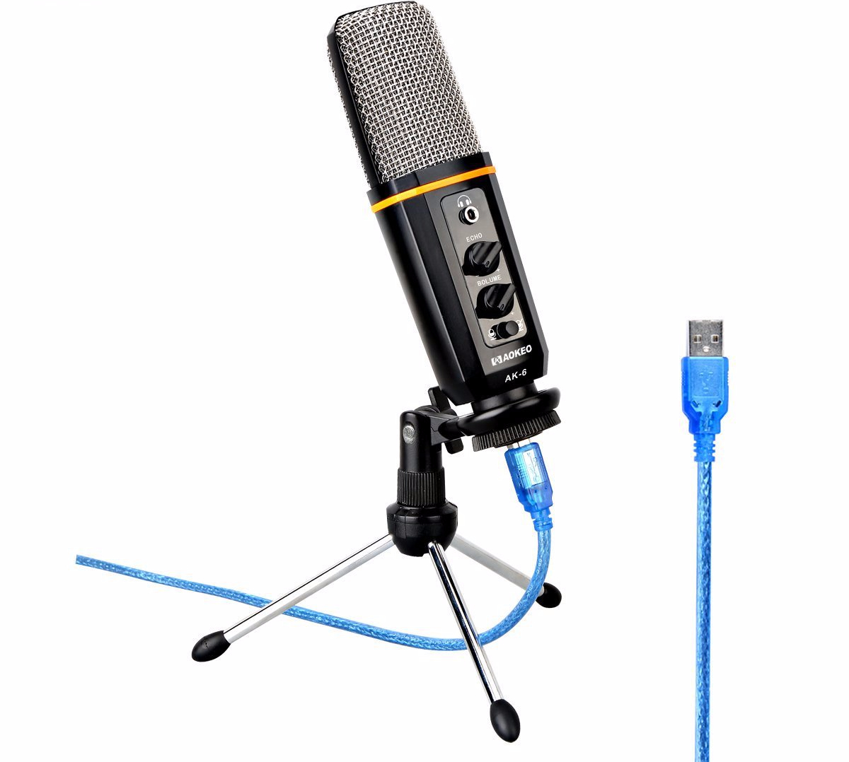 Aokeo AK-6 Desktop USB Condenser Microphone