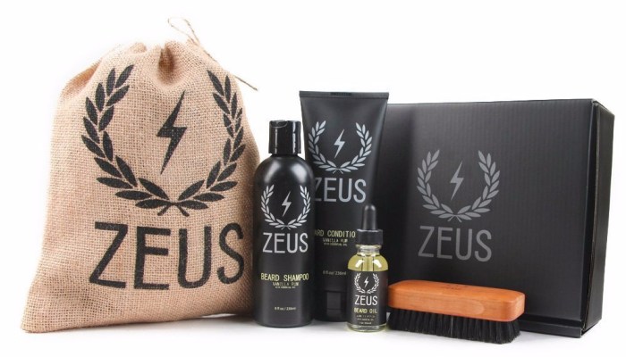 Zeus Deluxe Beard Grooming Kit for Men